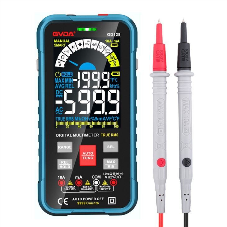 Multimetro digitale con tester di tensione senza contatto