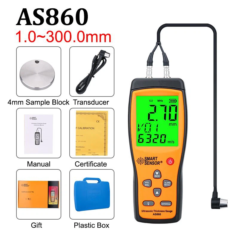 Spessimetro ad ultrasuoni AS840 AS850 AS860