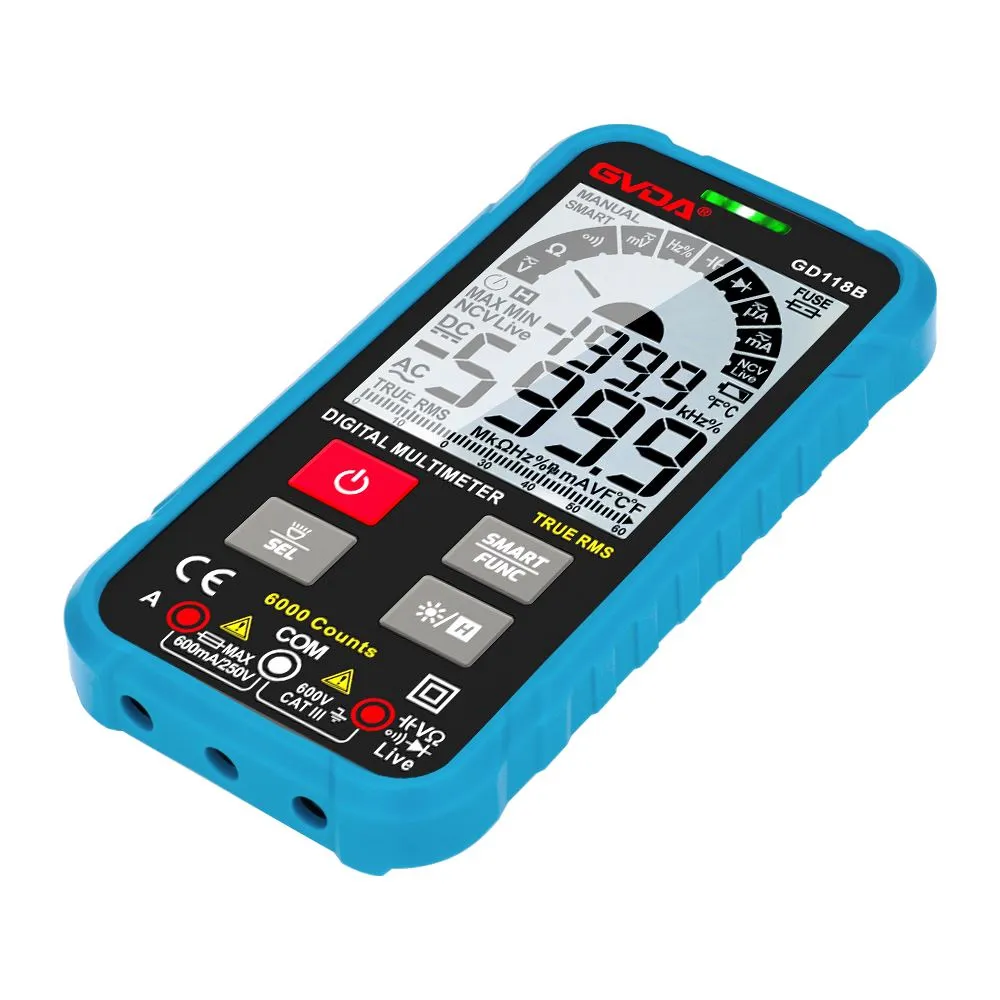 Instructions for use of digital multimeter