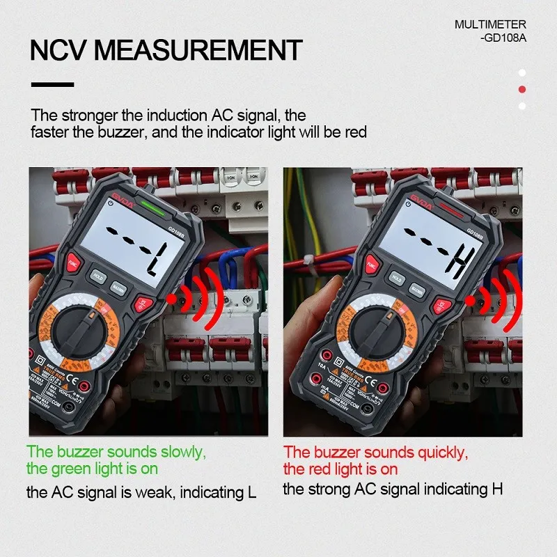 3 NCV Measurement for multimter -